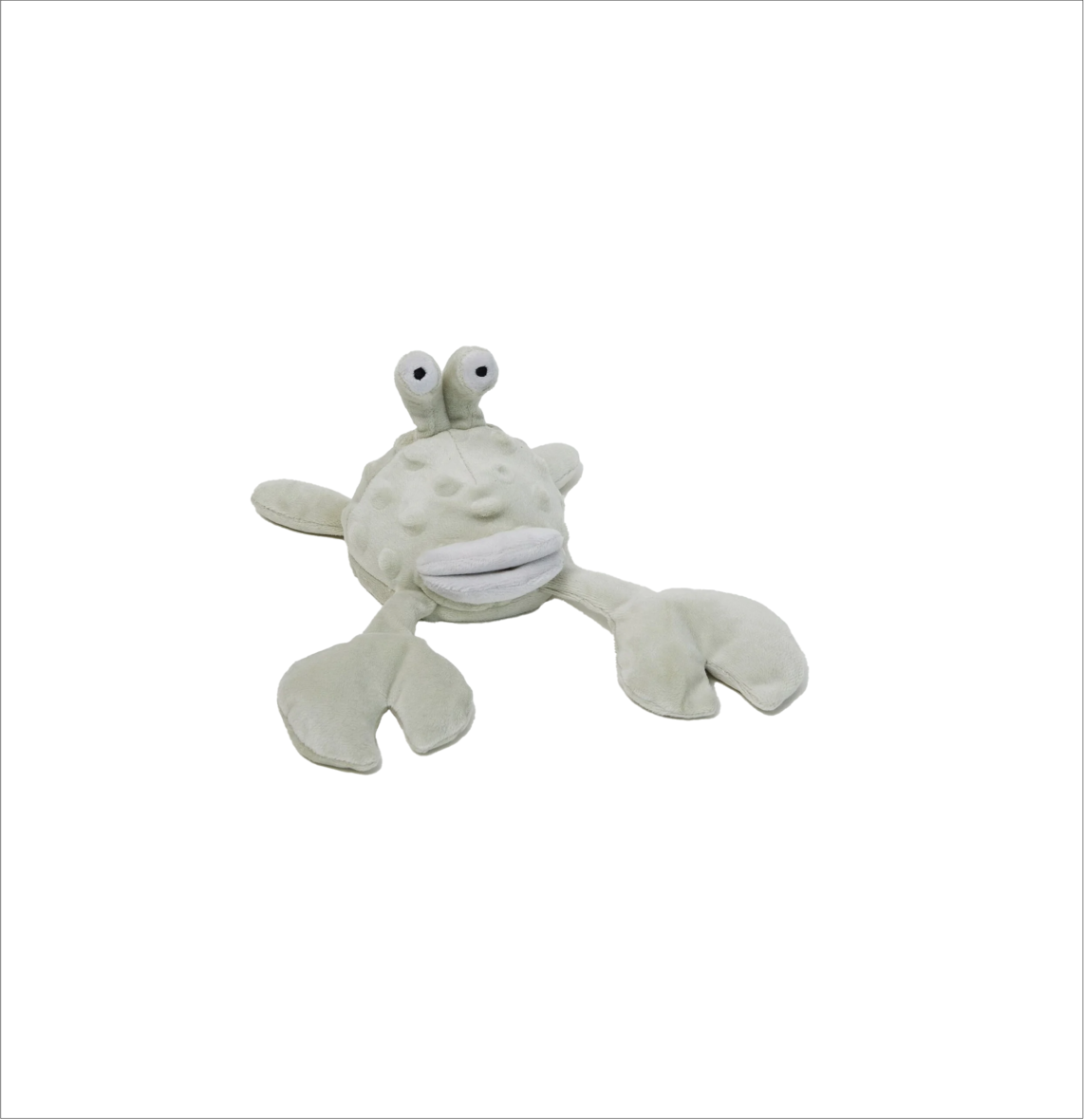 Crab, weighted toy, made of rPet materials, Montessori